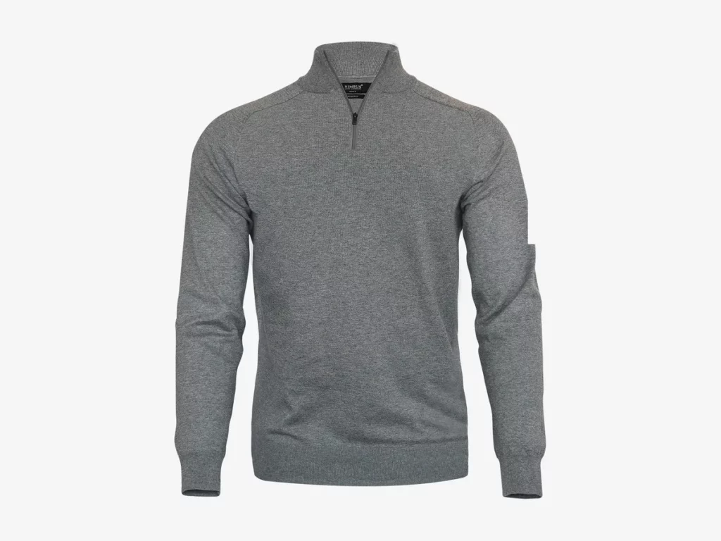 Nimbus Brighton 1/4-zip trui in grijs